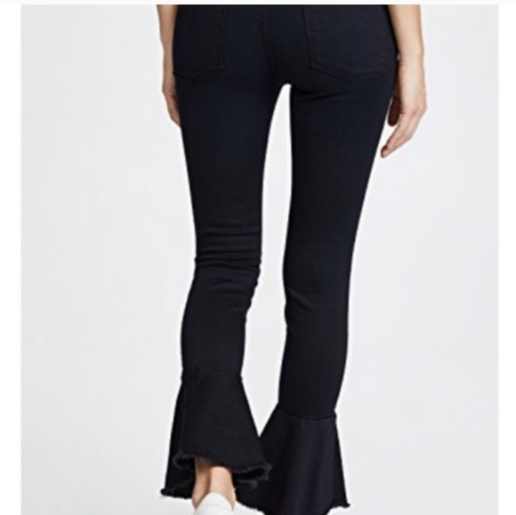 Frame Denim Black Flared Midrise Le Skinny Jeans - TODAY ONLY - Picture 4 of 6